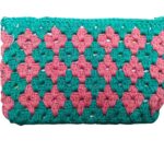 Azure Drift Handbag (Blue Crochet Handbag)
