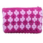 Rosy Cloud Handbag (Pink Crochet Handbag)