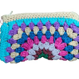 Rainbow Muse Sling  (Multicolor Crochet Handbag)