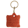 Pink Crochet Mini Keychai