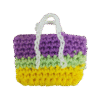 Multi-Colour Crochet Mini Purse