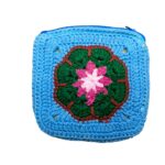 Bluebell Bloom Charm (Blue Crochet Flower Charm)